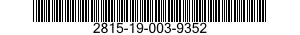 2815-19-003-9352 RING,PISTON 2815190039352 190039352