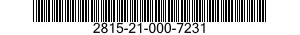 2815-21-000-7231  2815210007231 210007231