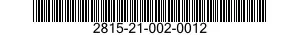 2815-21-002-0012  2815210020012 210020012