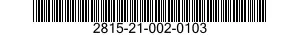 2815-21-002-0103 STUD,PLAIN 2815210020103 210020103