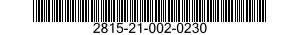 2815-21-002-0230  2815210020230 210020230