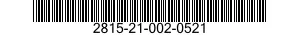 2815-21-002-0521  2815210020521 210020521