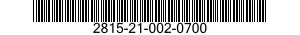 2815-21-002-0700  2815210020700 210020700