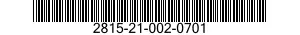 2815-21-002-0701  2815210020701 210020701