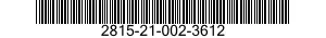2815-21-002-3612 GASKET 2815210023612 210023612
