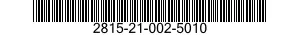2815-21-002-5010 BUSHING,SLEEVE 2815210025010 210025010
