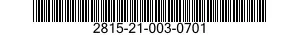 2815-21-003-0701  2815210030701 210030701