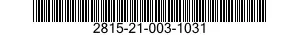 2815-21-003-1031 INSERT PISTON 2815210031031 210031031
