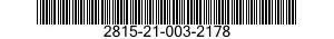 2815-21-003-2178 SPRING,HELICAL,COMPRESSION 2815210032178 210032178