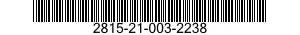 2815-21-003-2238 TUBE ASSEMBLY,METAL 2815210032238 210032238