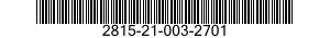 2815-21-003-2701  2815210032701 210032701