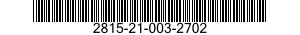 2815-21-003-2702  2815210032702 210032702
