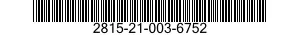 2815-21-003-6752 SPRING,HELICAL,COMPRESSION 2815210036752 210036752