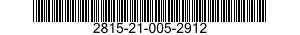 2815-21-005-2912 PLUG,MACHINE THREAD 2815210052912 210052912