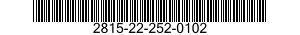 2815-22-252-0102  2815222520102 222520102
