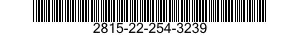 2815-22-254-3239 VALVE PRESSURE REGU 2815222543239 222543239