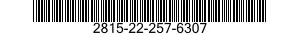 2815-22-257-6307 TUBE ASSEMBLY,METAL 2815222576307 222576307