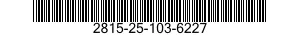 2815-25-103-6227 PUSH ROD,ENGINE POPPET VALVE 2815251036227 251036227