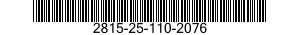 2815-25-110-2076  2815251102076 251102076