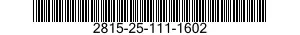 2815-25-111-1602  2815251111602 251111602