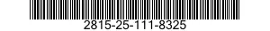 2815-25-111-8325  2815251118325 251118325