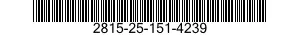 2815-25-151-4239 TURBINE ROTOR,TURBO SUPERCHARGER 2815251514239 251514239