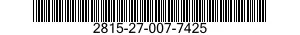 2815-27-007-7425 RING,PISTON 2815270077425 270077425