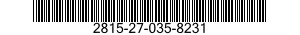 2815-27-035-8231 COVER,ENGINE POPPET VALVE ROCKER ARM 2815270358231 270358231