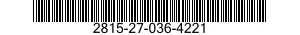 2815-27-036-4221 INSERT,ENGINE VALVE SEAT 2815270364221 270364221