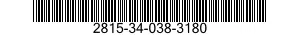 2815-34-038-3180 SPEED SENSOR,DIESEL ENGINE 2815340383180 340383180