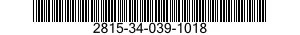 2815-34-039-1018 GUIDE,VALVE STEM 2815340391018 340391018