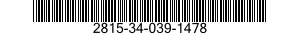 2815-34-039-1478 PISTON AND RING ASSEMBLY 2815340391478 340391478