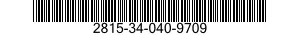 2815-34-040-9709 PISTON AND RING ASSEMBLY 2815340409709 340409709