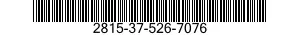 2815-37-526-7076 MANIFOLD,EXHAUST 2815375267076 375267076