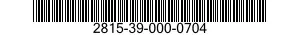 2815-39-000-0704 ENGINE,DIESEL 2815390000704 390000704