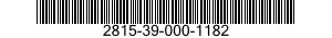 2815-39-000-1182 ENGINE,DIESEL 2815390001182 390001182