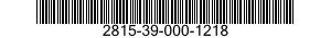 2815-39-000-1218 ENGINE,DIESEL 2815390001218 390001218