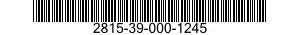 2815-39-000-1245 ENGINE,DIESEL 2815390001245 390001245