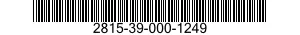 2815-39-000-1249 ENGINE,DIESEL 2815390001249 390001249