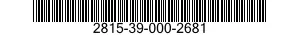 2815-39-000-2681 ENGINE,DIESEL 2815390002681 390002681