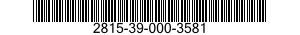 2815-39-000-3581 RING,PISTON 2815390003581 390003581