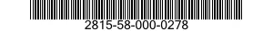 2815-58-000-0278 CAMSHAFT SECTION,ENGINE 2815580000278 580000278