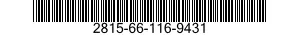 2815-66-116-9431 SPROCKET WHEEL 2815661169431 661169431