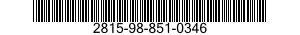 2815-98-851-0346 CARRIER,COUNTERFACE 2815988510346 988510346