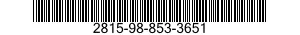 2815-98-853-3651 MOUNT,RESILIENT,GENERAL PURPOSE 2815988533651 988533651