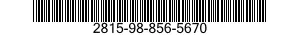 2815-98-856-5670 CRANKSHAFT,ENGINE 2815988565670 988565670