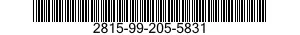 2815-99-205-5831 SUCTION PIPE ASSEMB 2815992055831 992055831