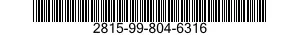 2815-99-804-6316 GASKET 2815998046316 998046316