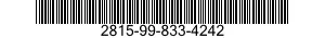 2815-99-833-4242 TUBE ASSEMBLY,REAR, 2815998334242 998334242