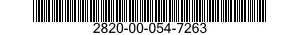 2820-00-054-7263  2820000547263 000547263